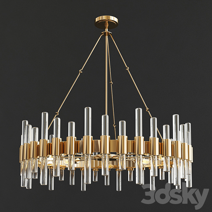 Four Exclusive Chandelier Collection_37 3DS Max - thumbnail 2