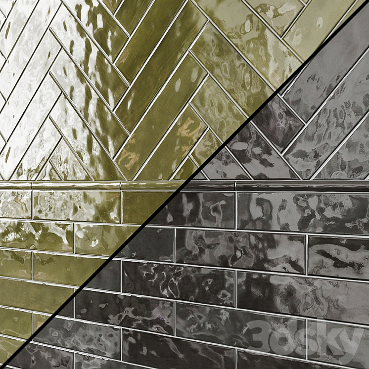 Lancaster Ceramic Tile 3x12 3D Model Free