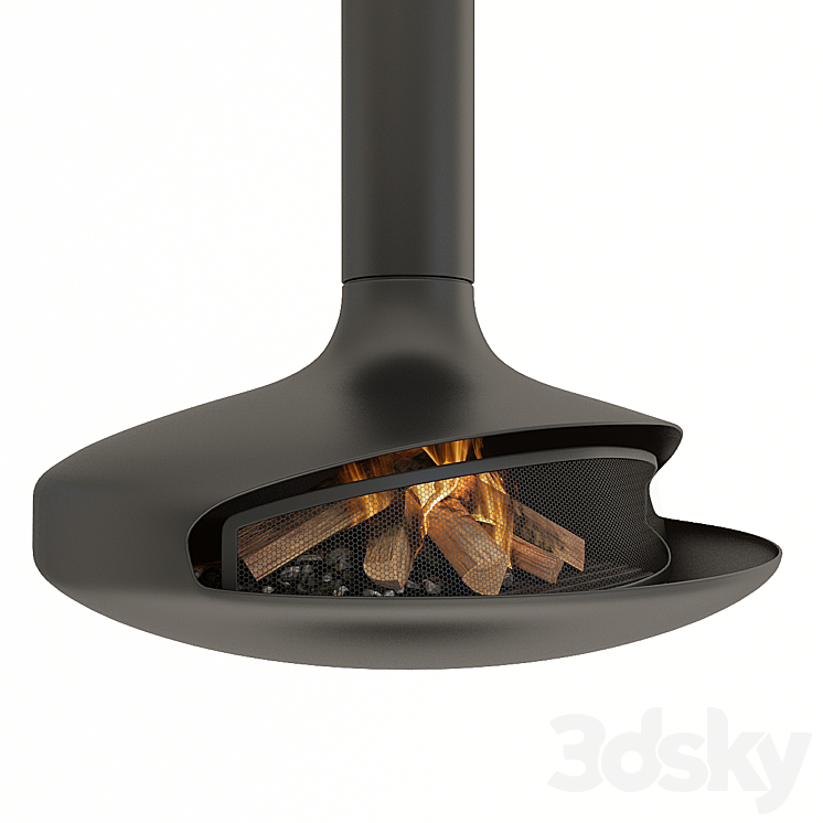 Gurofocus fireplace 3D Model