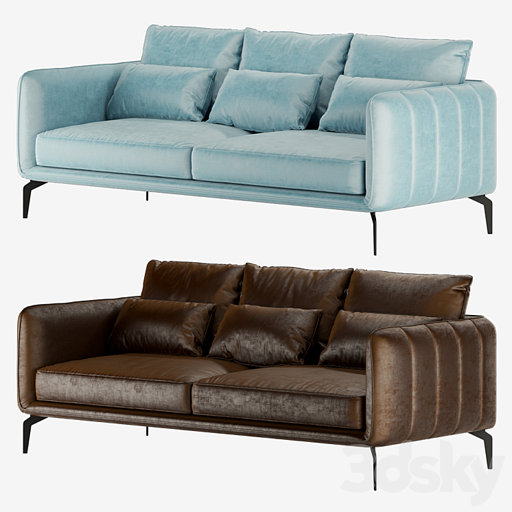 Sofa_amsterdam_3 seater 3D Model