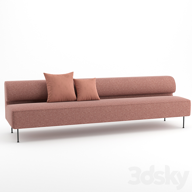 Eave Dining Sofa by MENU 3DS Max Model - thumbnail 2