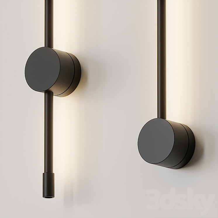 Novelty LED Wall Lamp 3D Model