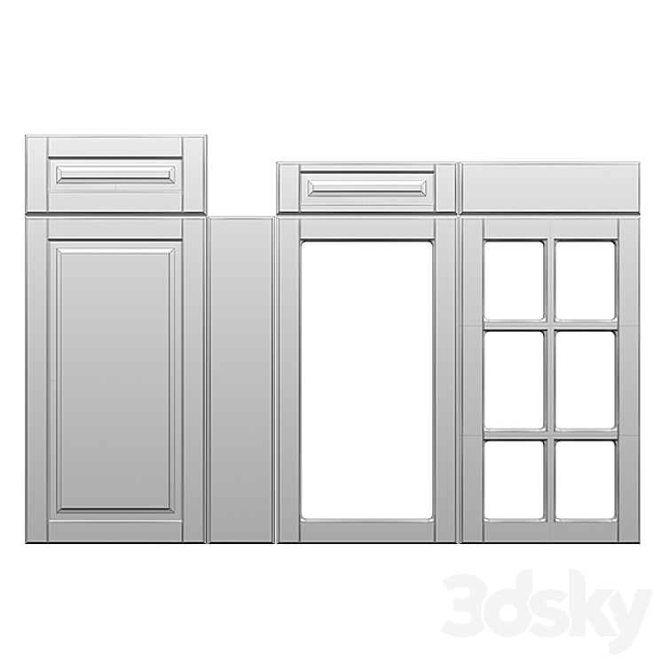 Kitchen facades IKEA Budbin 3DS Max - thumbnail 2