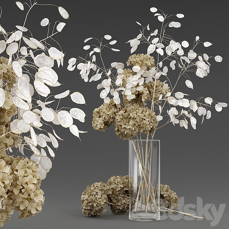 Dried flowers 3DS Max - thumbnail 1