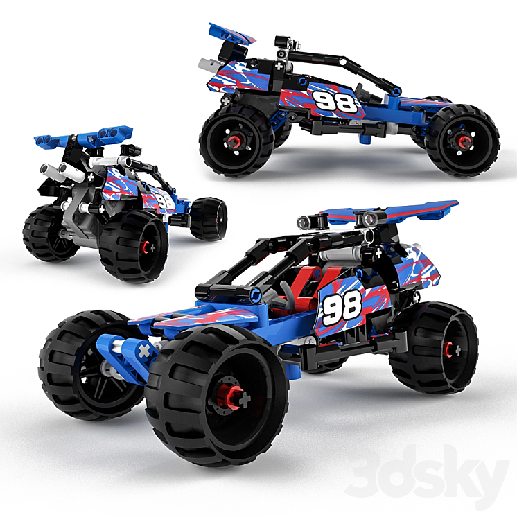 Lego Technic Off-road Racer 3DS Max - thumbnail 1