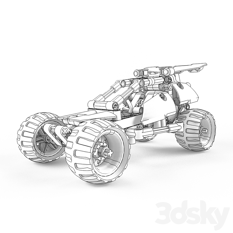 Lego Technic Off-road Racer 3DS Max - thumbnail 2