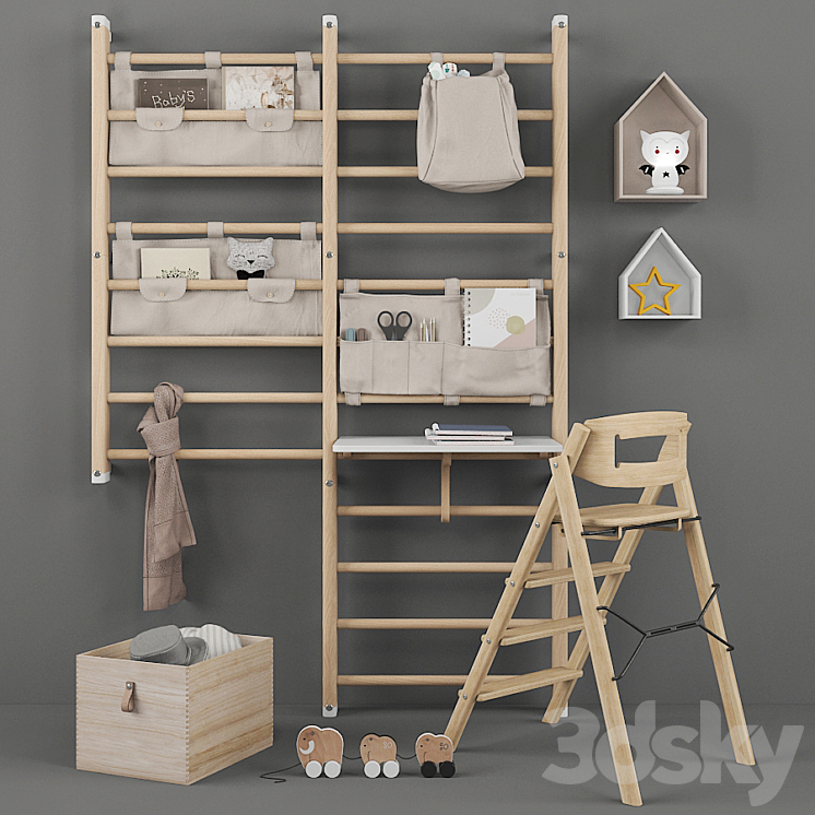 Children's furniture and accessories 54 3DS Max - thumbnail 1