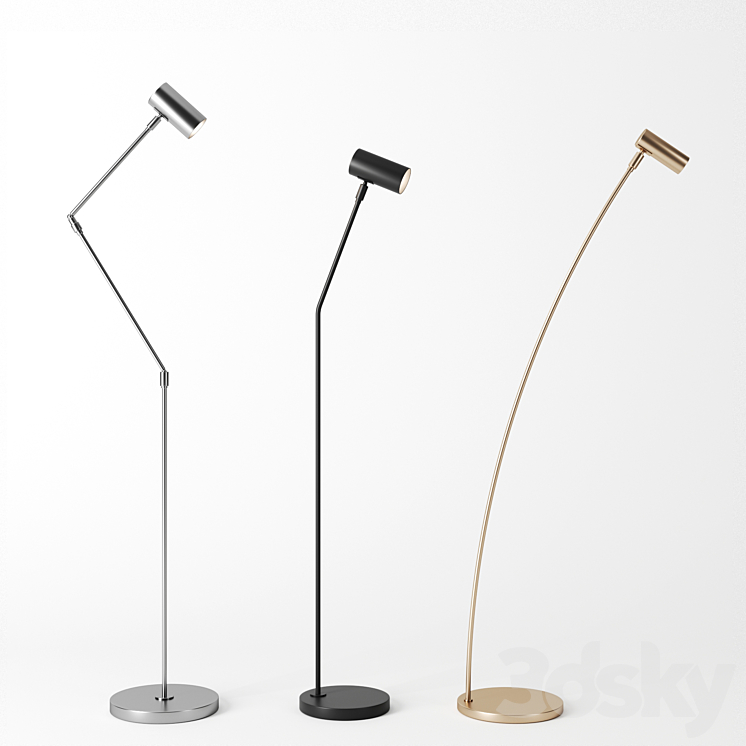 Floor lamps by orsjo 3DS Max - thumbnail 1