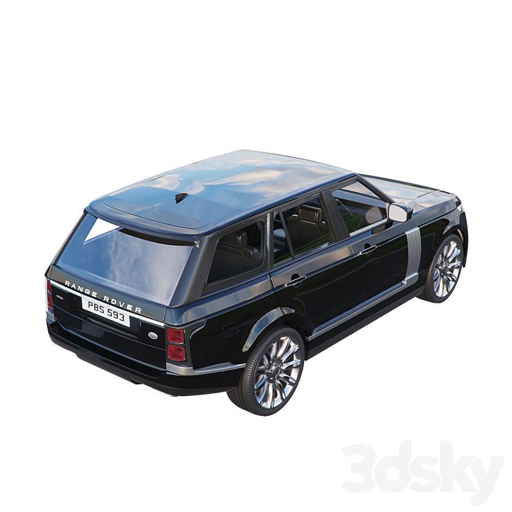 Range Rover Autobiography L405 3DS Max - thumbnail 2