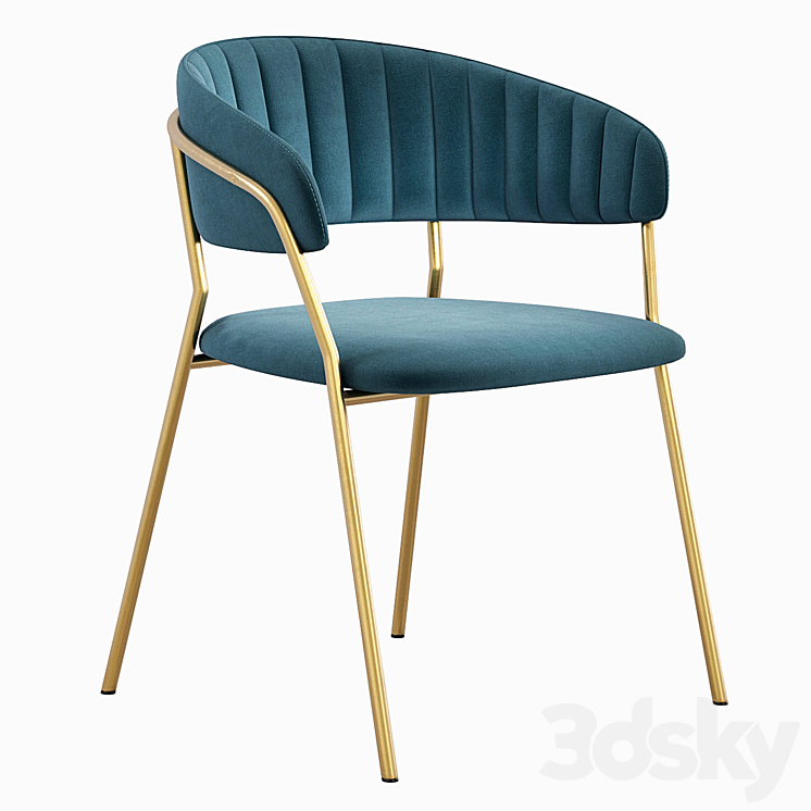 Modrest Brandy Modern Tania chair 3DS Max - thumbnail 1