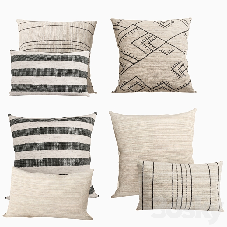 Pillows Restoration Hardware Collection Moroccan Jacquard Chenille