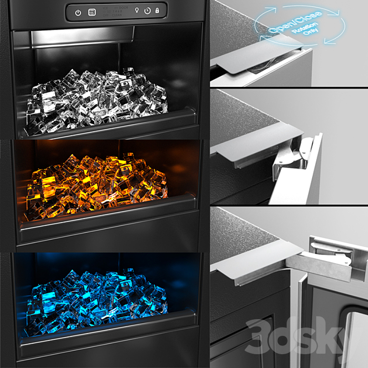 Ice Machine - MP15CP - by Marvel 3D Model