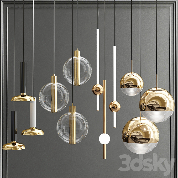 Collection Pendant Lights_11 3DS Max - thumbnail 1