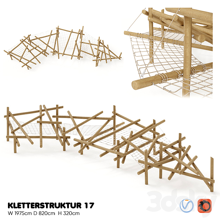 RITCHER. KLETTERSTRUKTUR 17 3D Model