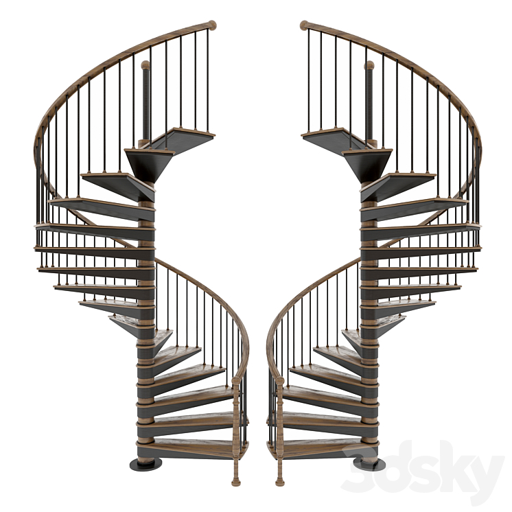 Stairs 4 3DS Max - thumbnail 1