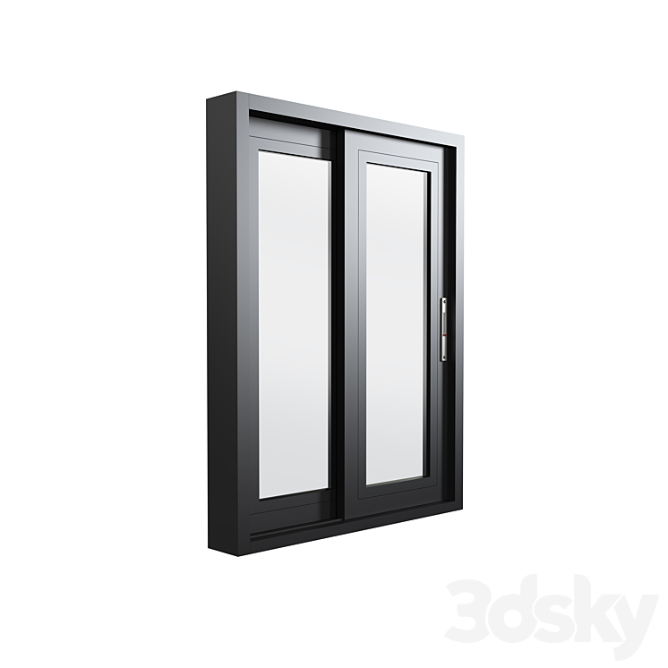 Aluminium Sliding Door & Window 3D Model