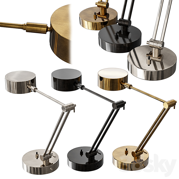 Table lamp Vaughan Faringdon 3D Model