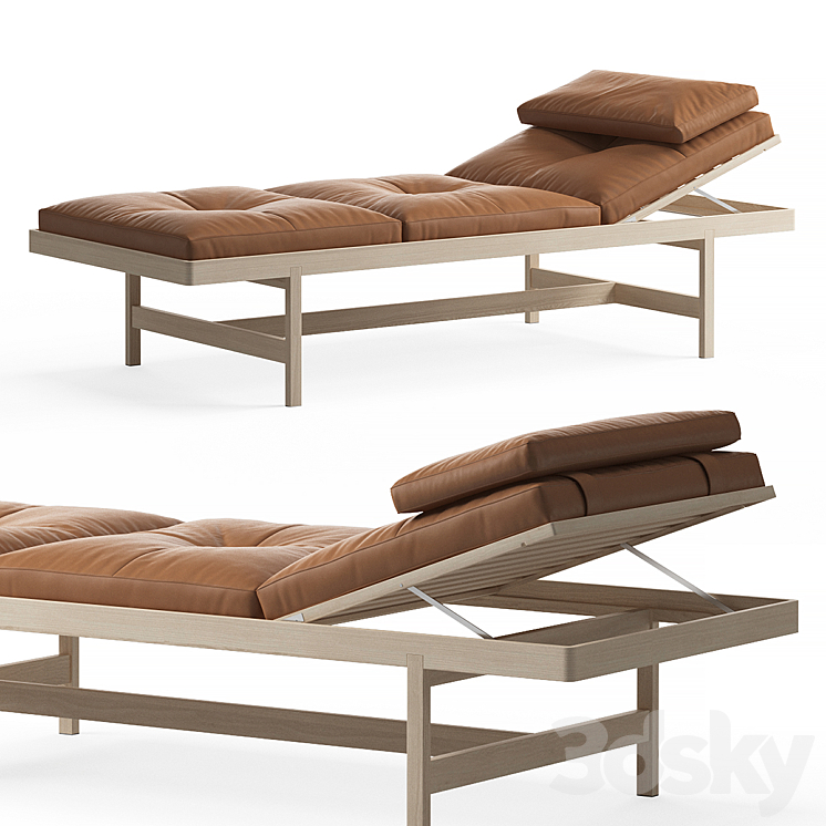 Bassass fellows daybed 3DS Max - thumbnail 1