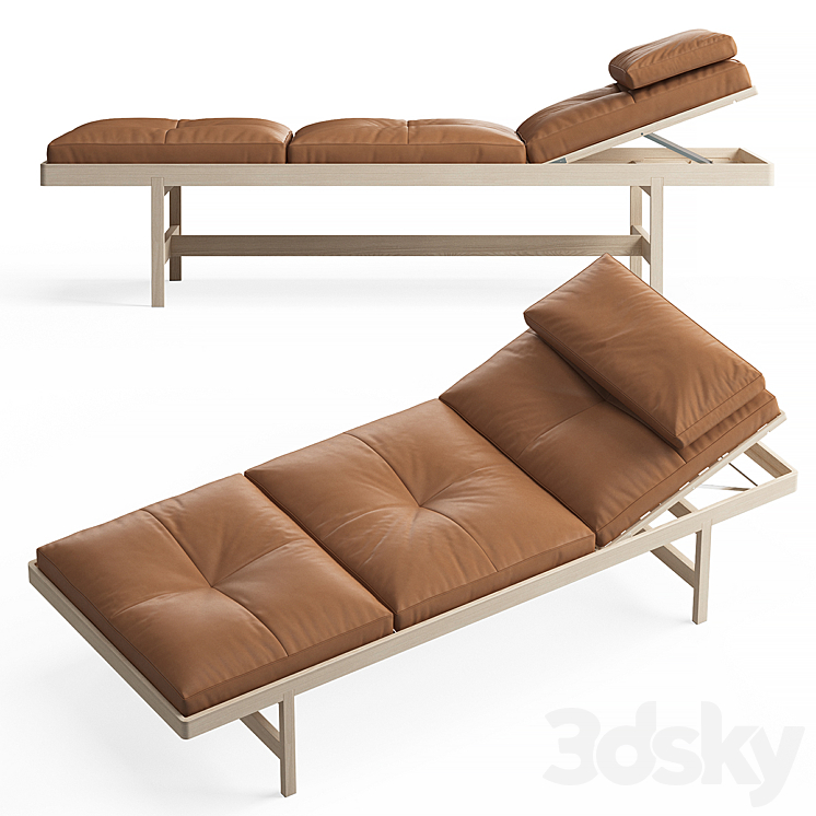 Bassass fellows daybed 3DS Max - thumbnail 2