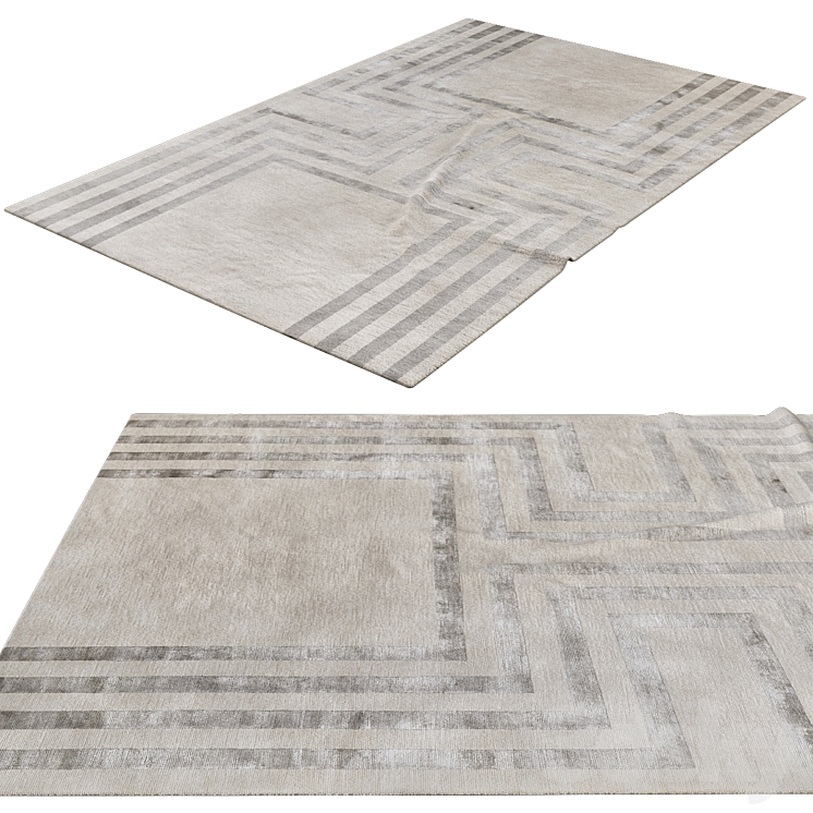 Empire Rug by Tim Gosling THE RUG COMPANY Carpets 3D model