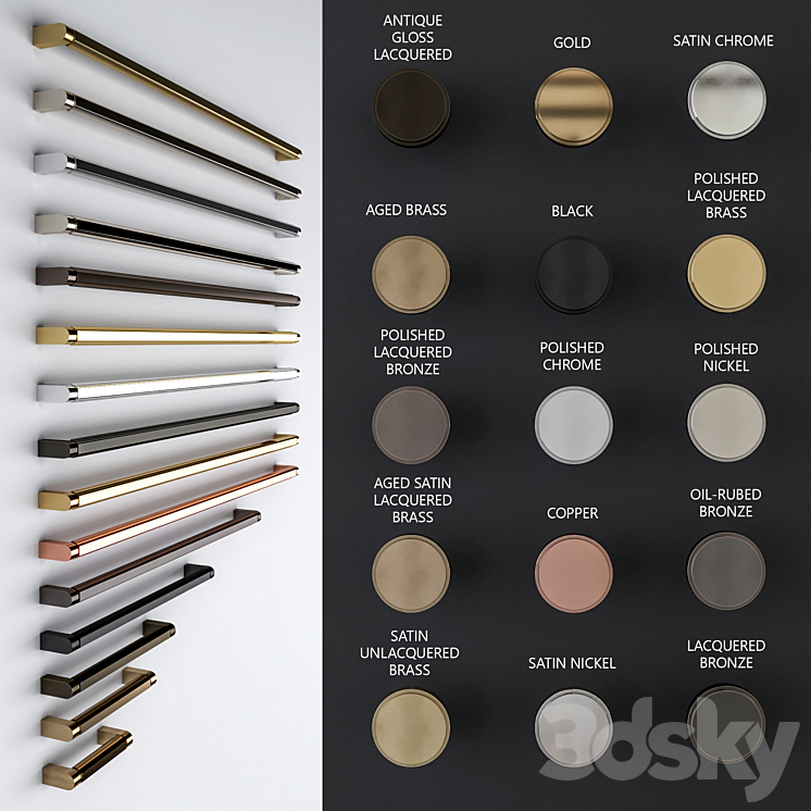 Knob House R3 Pen Set 3D Model