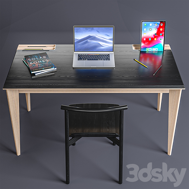 Work table OLLLY 3DS Max - thumbnail 2