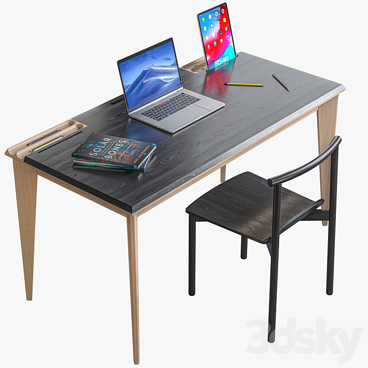 Work table OLLLY 3DS Max - thumbnail 1