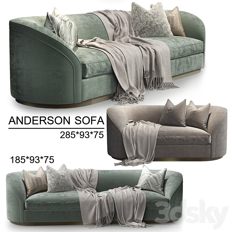 The Sofa & Chair Company_ANDERSON sofa 3DS Max - thumbnail 1