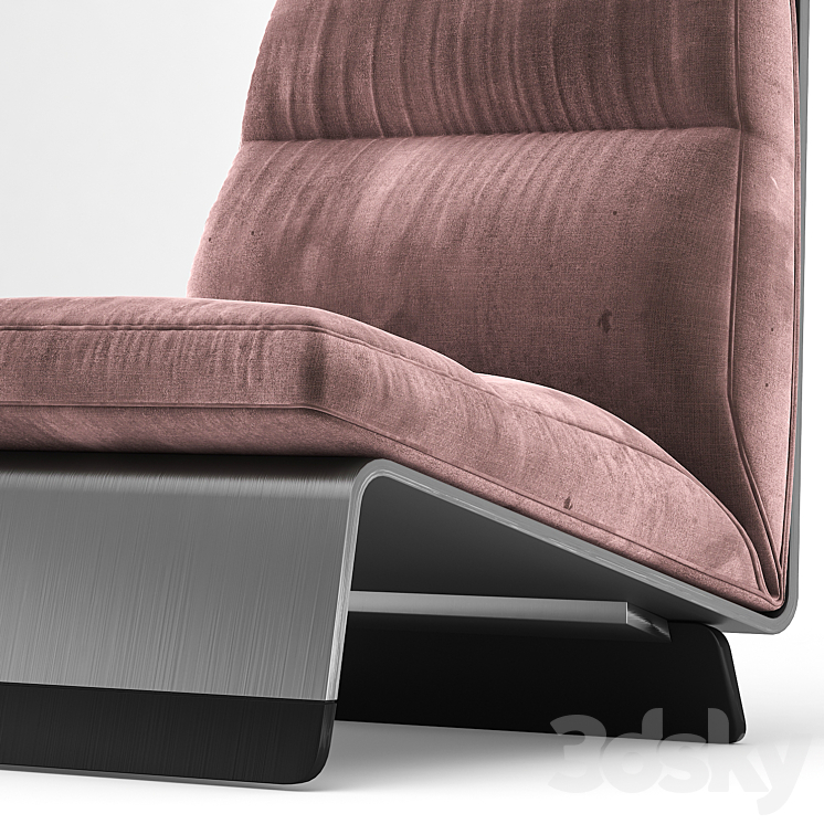 Chair baxter greta 3DS Max Model - thumbnail 2