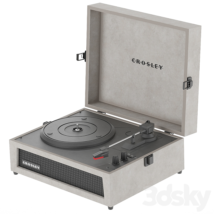 Crosley Voyager CR8017A-GY4 3D Model