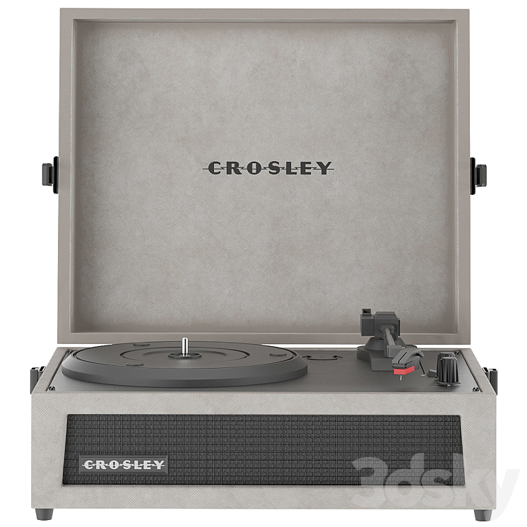 Crosley Voyager CR8017A-GY4 3D Model