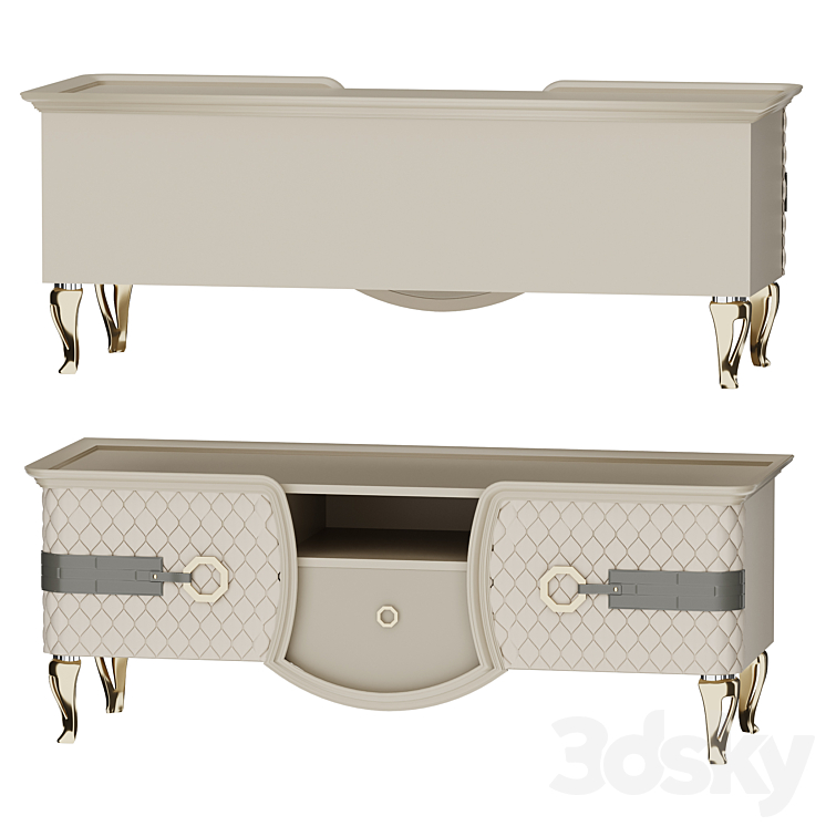 Signorini and Coco tv sideboard 3DS Max - thumbnail 1