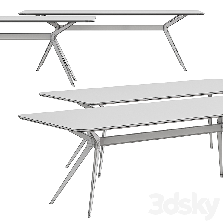 Jesse Pierluigi Dining Table 3D Model