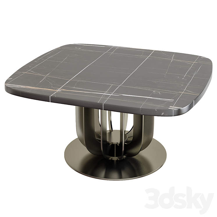 Dining table Soho Keramik Premium – Cattelan Italia 3DS Max - thumbnail 1