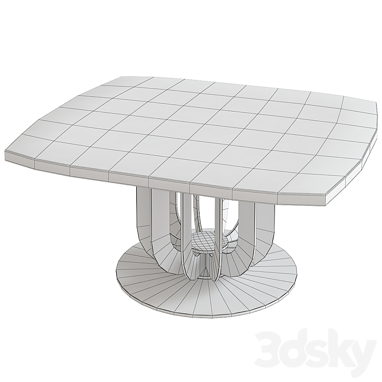 Dining table Soho Keramik Premium – Cattelan Italia 3DS Max - thumbnail 2