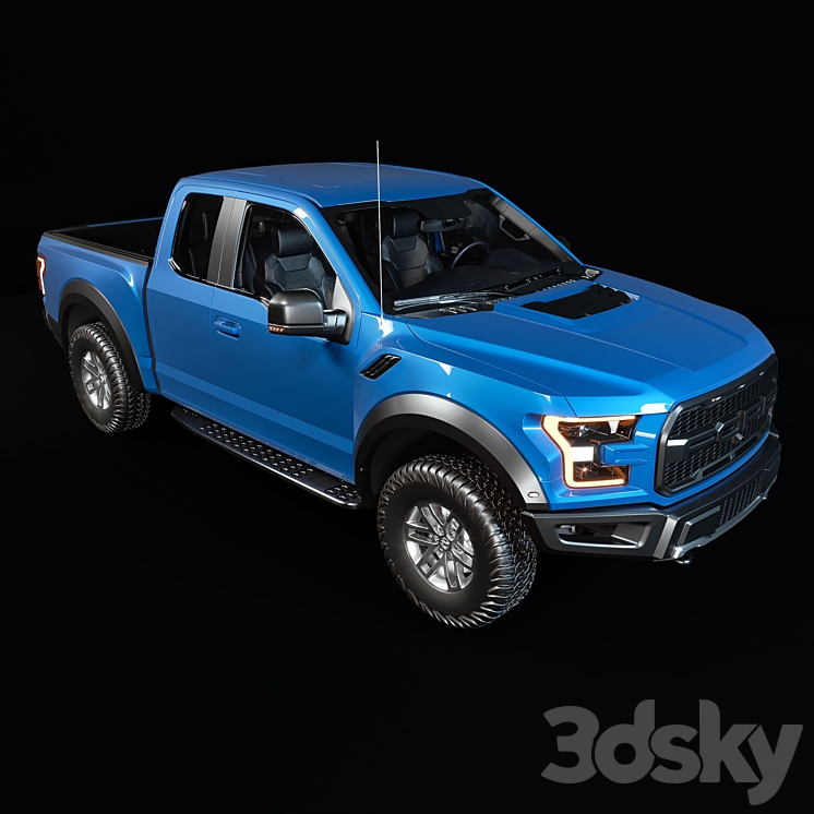 Ford F-150 Raptor 3D Model Free