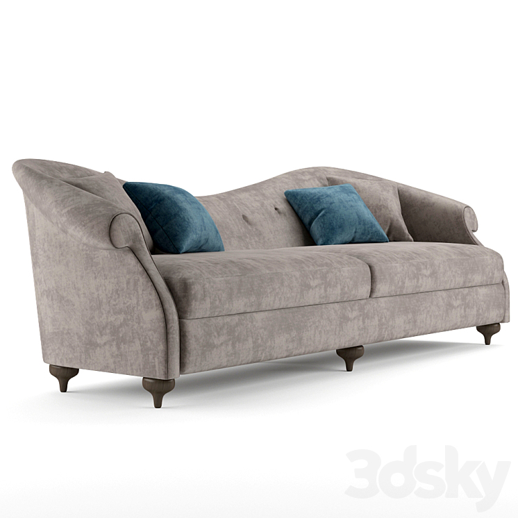 Reverdy sofa by Christopher Guy 3DS Max Model - thumbnail 1