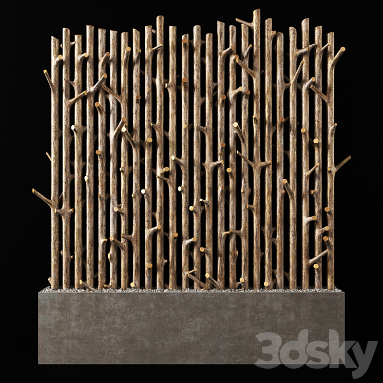 Planter thick branch fundament n3
