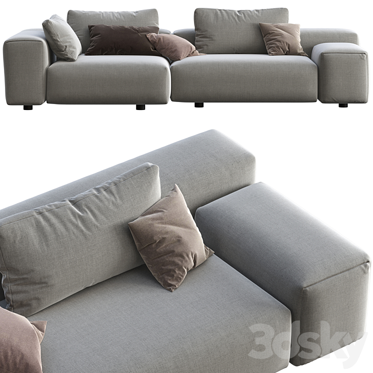 Sofa Wendelbo Raft 3D Model