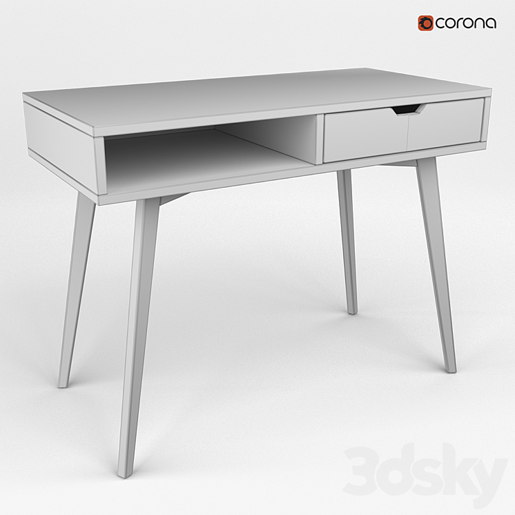 Writing table TAMHOLT from Jysk 3D Model