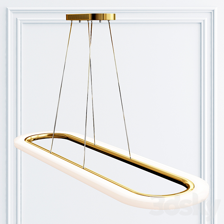 collection of decorative hanging chandeliers 3D Model