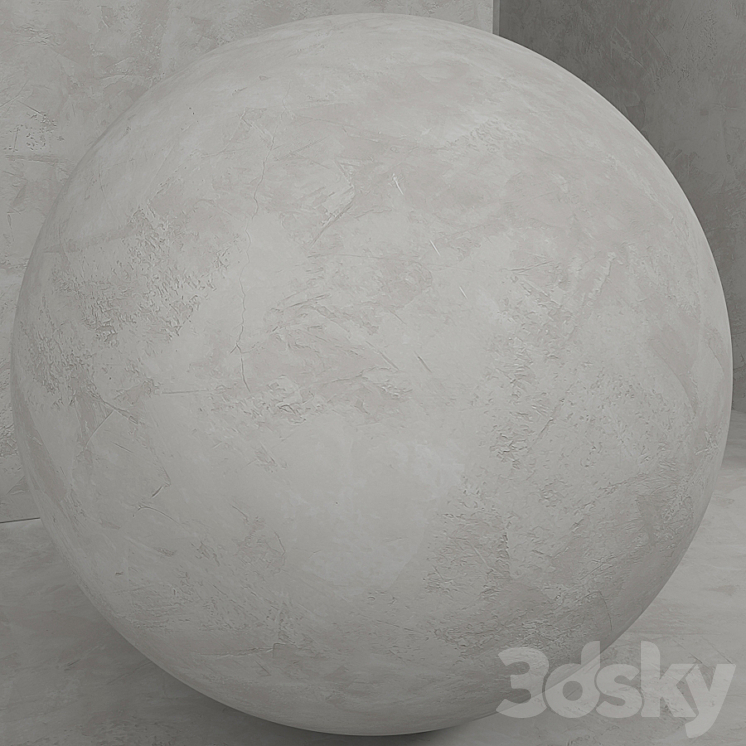 Material (seamless) – concrete plaster set 139 3DS Max - thumbnail 2