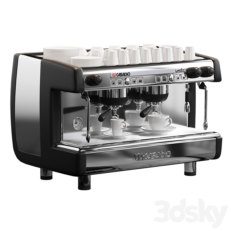 Coffee machine Casadio Undici S2 3DS Max - thumbnail 1