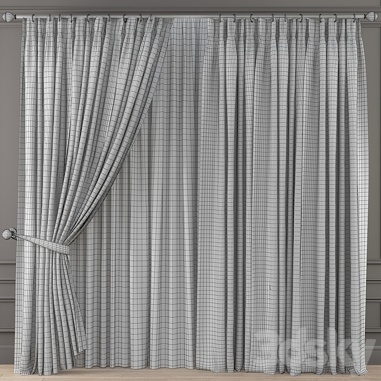 Curtains Premium PRO No. 21 3D Model