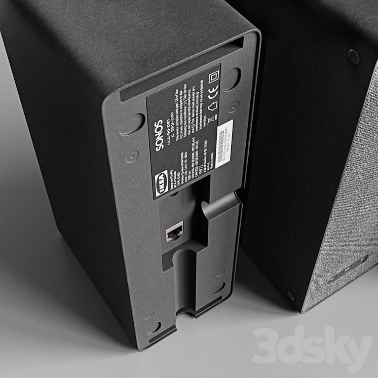 Ikea symfonisk bookshelf speaker 3D Model