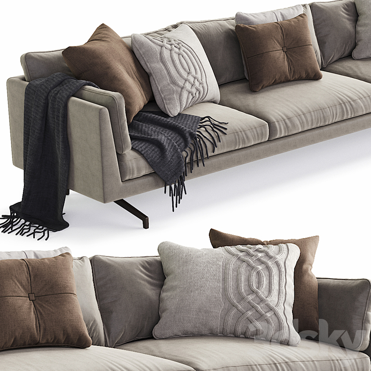 Indera sofa Fauve 3D Model