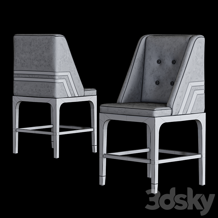 Ferris rafauli stool 3DS Max Model - thumbnail 2