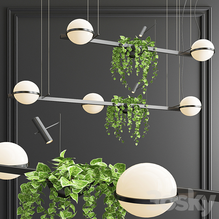 Vibia Palma 3437 by Antoni Arola 3D Model