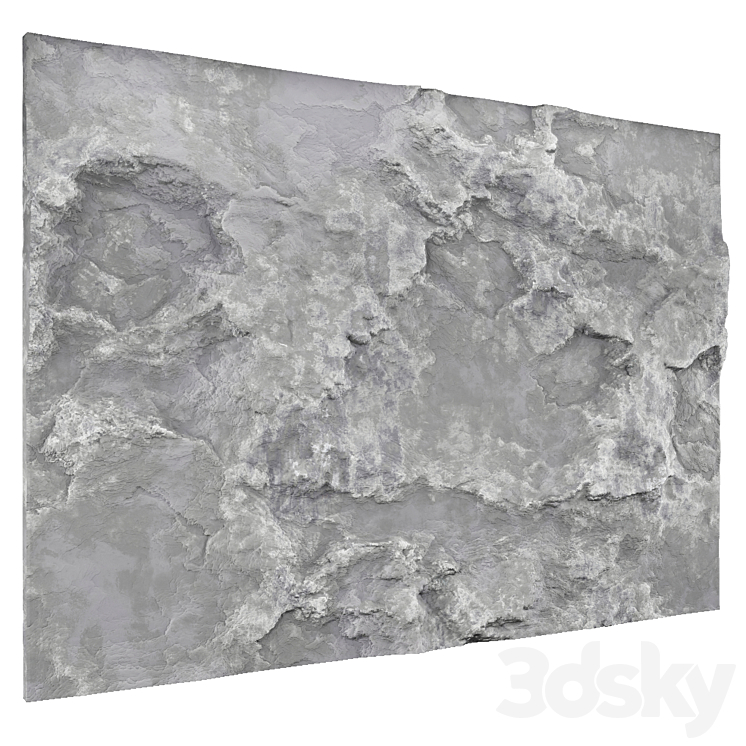 Stone wall No. 5 3D Model