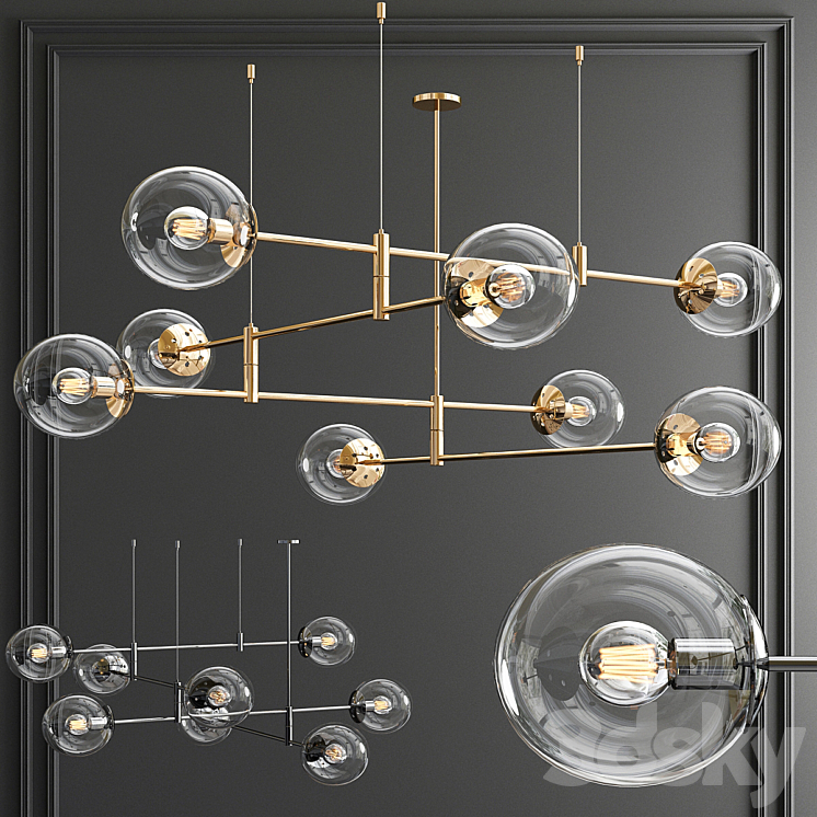 Four Exclusive Chandelier Collection_51 3DS Max - thumbnail 2